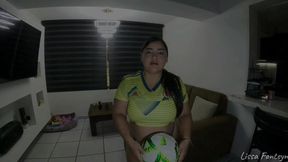 ASS WORSHIP - Playing with balls and my farts