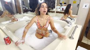 Burping in the Hot Tub with Peko Lux - MP4 (SD)