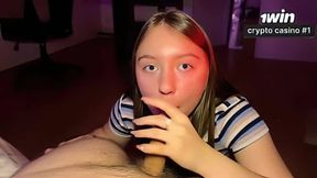 Cum inside me! Ex-girlfriend pleads for spunk in her fuckbox - greatest XXX blow-job ever!