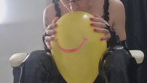 Kisses and Licks for My Balloon – Leather Fetish Tease
