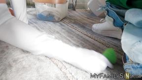 Black stud dominates busty Violet Myers in intense BBC session