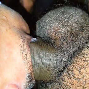 Desi guy deepthroat and cum on face