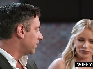 WIFEY Bride Danielle Fucked in Gangbang