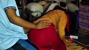 Tasneem Posed with Her Boyfriend in the Storeroom