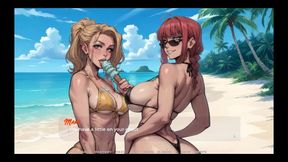 My New Girlfriend [ Taboo Hentai Game ] Ep.29 Shy Stepsis Caught Stepmom Fucking the Neighbor BBC!