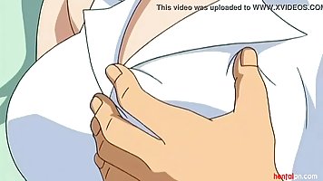 Hentai milf is getting nailed in a public place, after giving a deep blowjob to a stranger