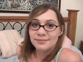 POV Blowjob From Brunette Wearing Glasses