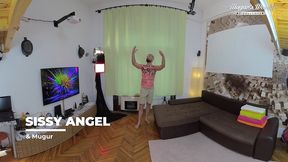 mature wife sissy angel fucking on the floor