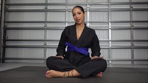 STEFANIA'S KARATE MASTURBATION JOI (4K)