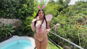 me encanta follar en jacuzzi con el jardinero