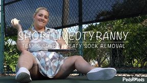 ShortLivedTyranny Tennis Court Sweaty Sock Removal