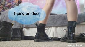 trying on docs