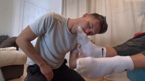 Twink Worships My Big Sweaty Feet