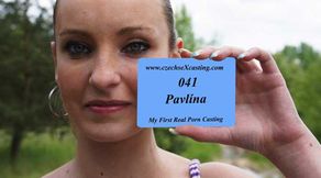 Pavlina's first porn casting