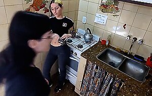 We fucked a shy coworker! risky threesome at work with mei pang & john lemon