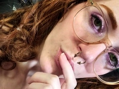 Pregnant Redhead Webcam Masturbation