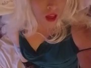 TG JESSYKA LEIGH stokes her hard cock