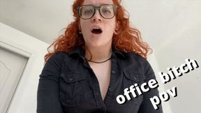 beta fucktoy part 2: free use office bitch in panties and chastity for futa boss - SD