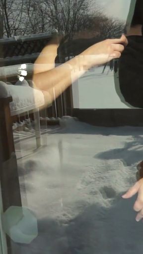 Bored Horny Housewife gets caught by Gas Repairman.   Clip 2