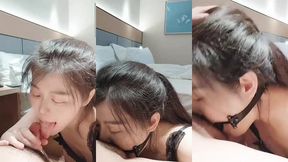 干爹用肉弹射死我---强制深喉/极限深喉/口水拉丝/眼泪鼻涕/口枷深喉/呕声/颜射/口交/deepthroat/blowjob/facefucking/sub/羞辱/snot/spit fetish/spitting
