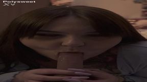 Brunette BBW OLDER WOMAN enjoys a satisfying toy-induced sucking