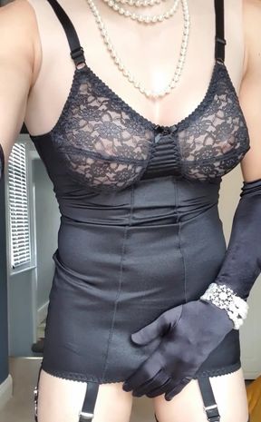 New black corselette