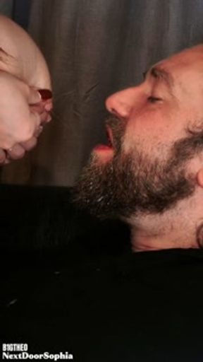 POV Breast Milk Spraying by Lactating British MILF Next Door Sophia