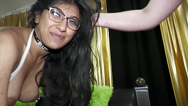 What do you think, a slut like Desi has to be fucked and inseminated?