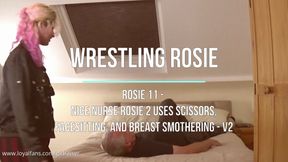 Rosie 11 - Nice Nurse Rosie 2 Uses Scissors, Facesitting, and Breast Squashing - V2