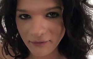 Brunettes honey taking a bath & masturbating