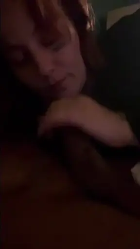 Virginian lotus queen gives a sloppy blowjob to a BBC