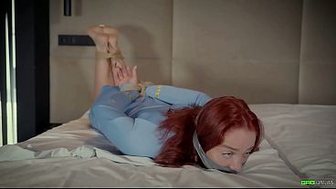Cute red head cadet tied up and gagged by her trainer EP 3