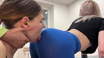 Your Stupid Face Should Be Between The Buttocks Of Lesbian Mistresses - Lezdom Ass Worship