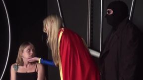 Superheroine Supergirl Captured Bound And Humiliated By Thug