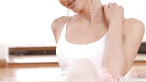 Redhead Ballerina Lina Joy Tirelessly Fucks A Hard Cock