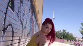 Slim Crazy Redhead Girl Pantera Roja Fuck With German Scout
