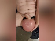Je play avec mes grosse balls remplis 3Lsaline solution