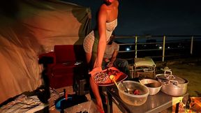 Street Vender Gets More Than She Bargained for