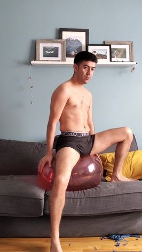 Humping a big balloon