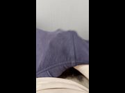 Twink masturbates in his pajama pants.