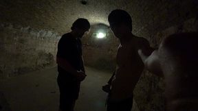 fun and cum at a public bunker sight in hamilton, bermuda