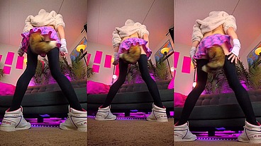 Your little fox will dance a little for you.