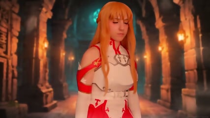 Asuna Uses Tentacle Monster- LR