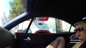 m exhibant en me masturbant avec mon gros joujou sur l autoroute voici une ...