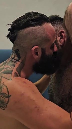 Master's Cock Fucks Juicy Hairy Hole. Bearded Master Fucks Robhairy