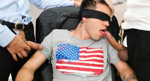 Addictive young lads swap cocks in loud webcam threesome