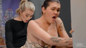 Latina Beauty Surrenders to Sensual Interracial Massage Bliss
