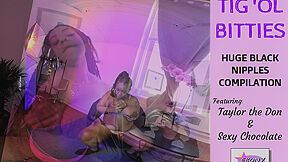 Huge Black Nipples Compilation - Busty Thick Black Women Nipple Play