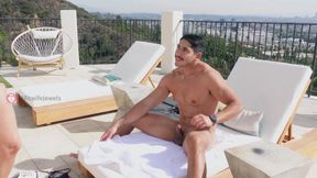 Sexy Outdoor Pool Fuck