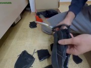 Trashing my Puma Rebound more